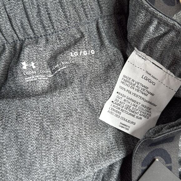 Under Armour Shorts Women’s Freedom Play Up Knit in Grey NEW with Tag W1669 Sz L - Picture 7 of 8